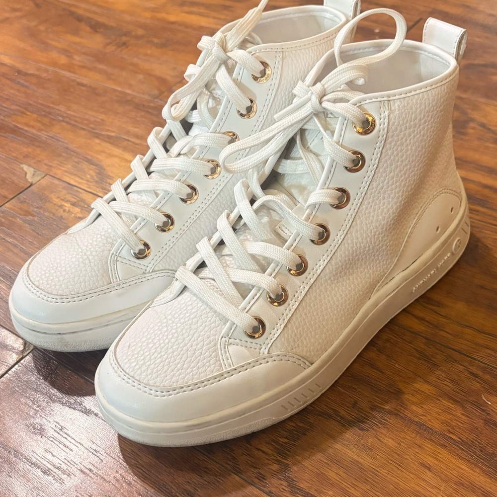 Michael Kors White High-Top Women's Sneakers